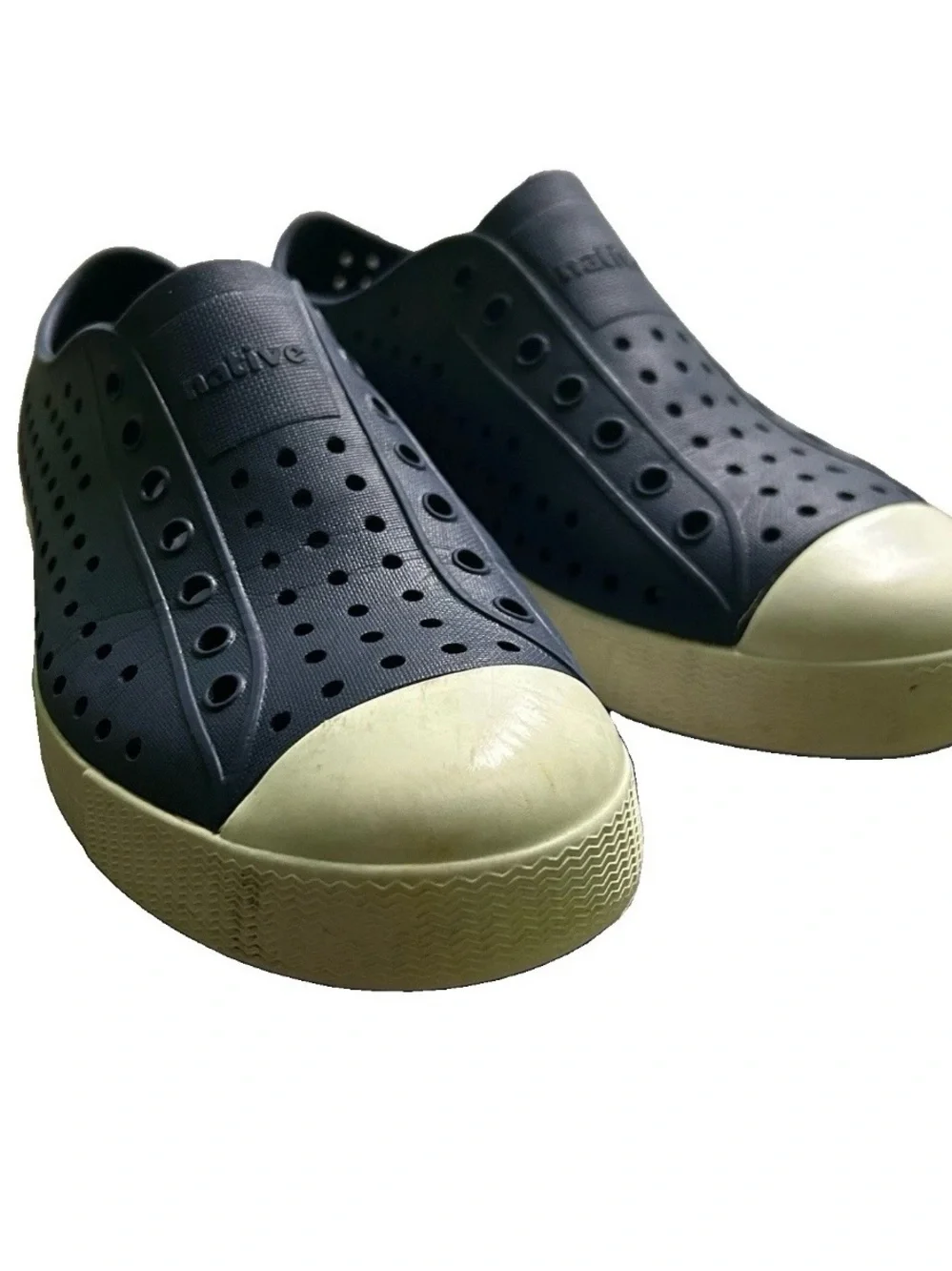 Youth Kids Native Navy Blue Water Summer Shoes Size 4